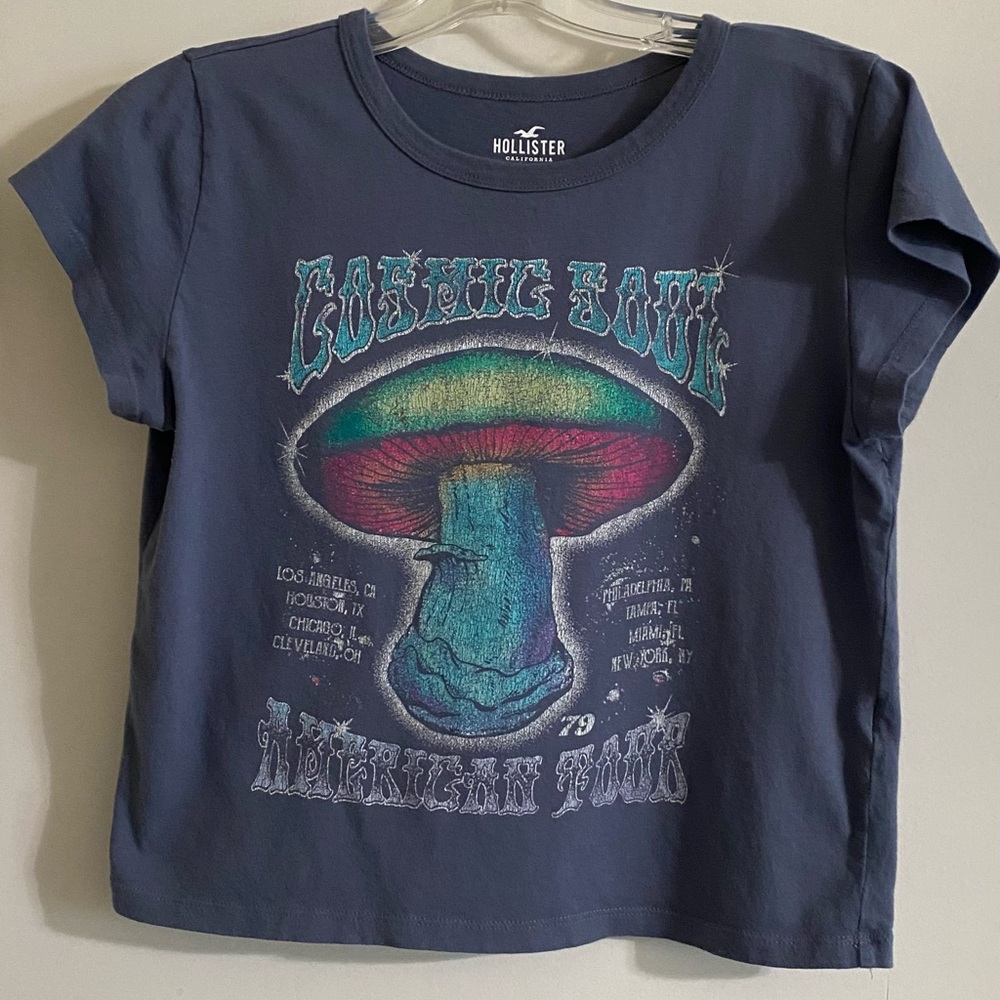 Hollister Cosmic Soul Kids Tee - grey
